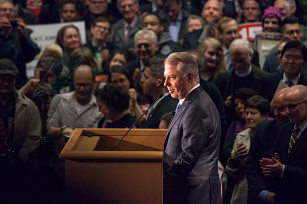 Ed Murray sworn in as Mayor of Seattle