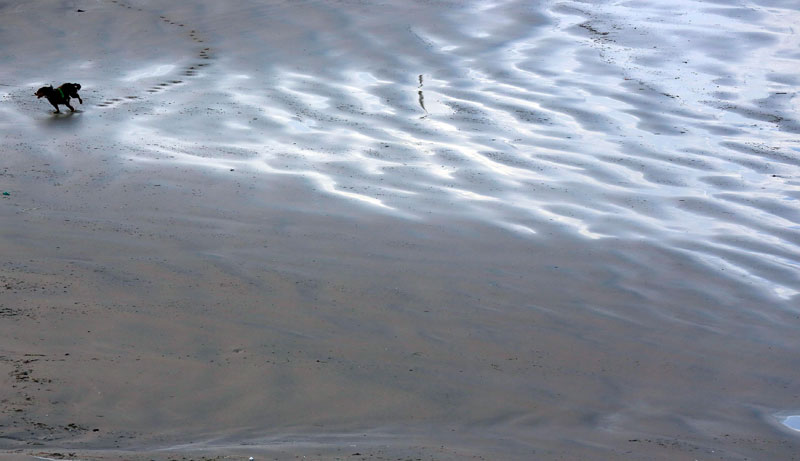 Waves hit Northern Ireland coastal areas