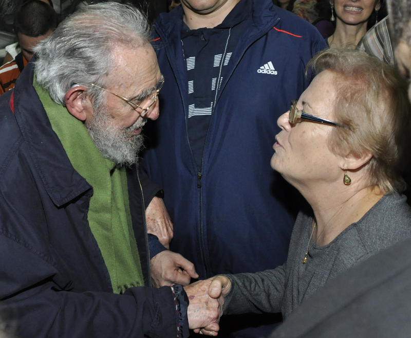 Cuba's Fidel Castro makes first public appearance in nine months