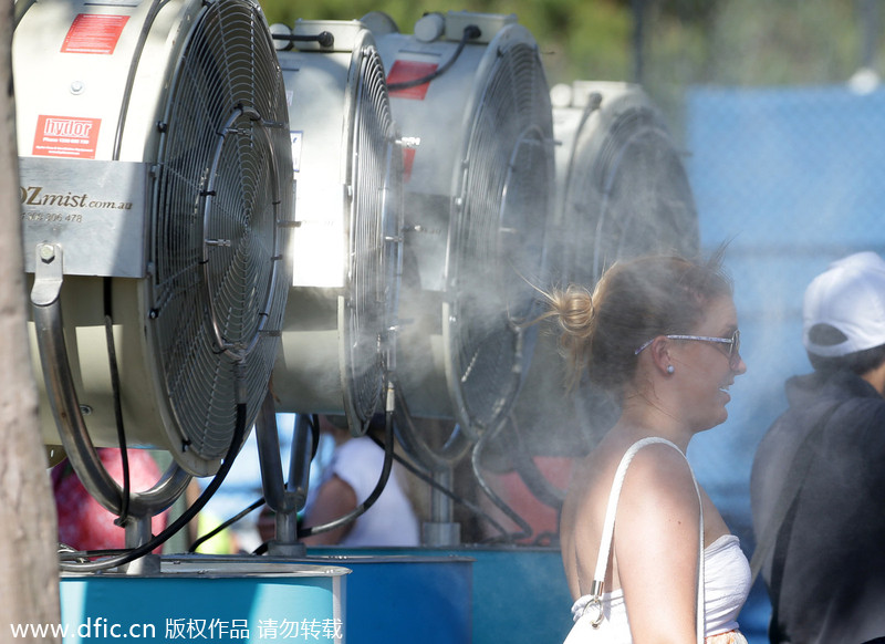 Heat is on at Australian Open