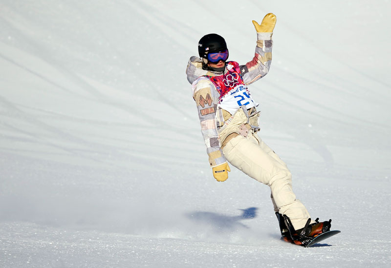 Snowboard slopestyle semi-final at Sochi Olympics