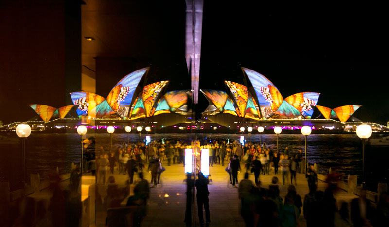 Sydney vivid in light and music