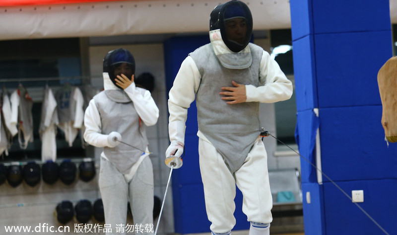 Fencing takes off in Shanghai