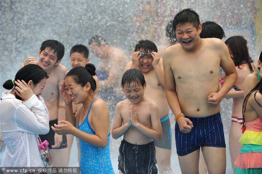 Water fun helps cool off the summer heat