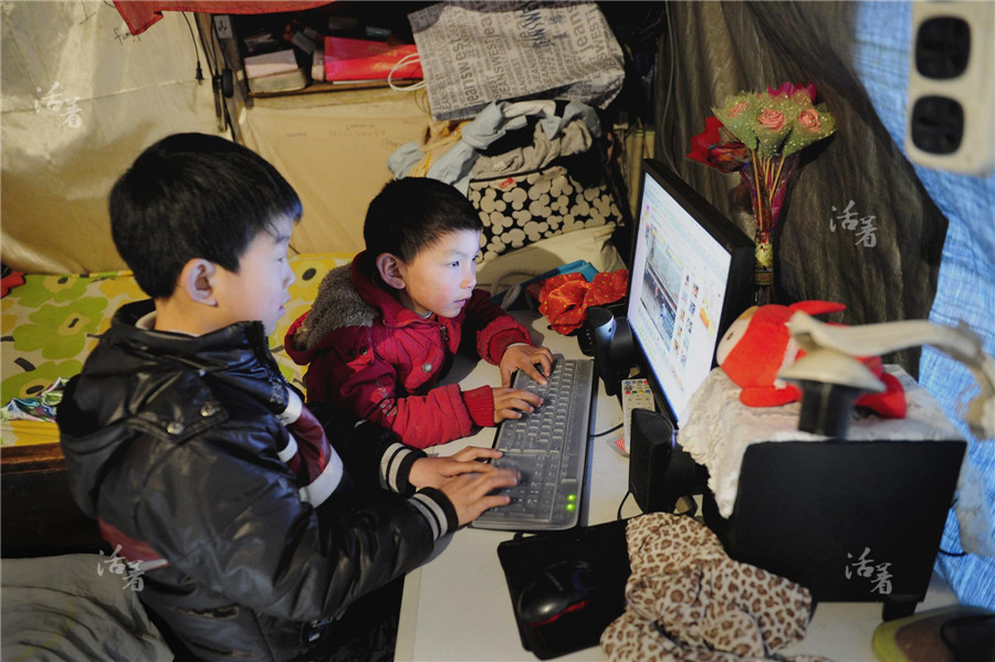 Children of migrant sanitation workers