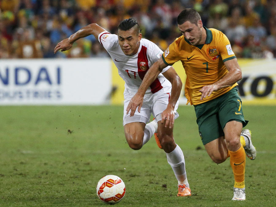 Cahill scores twice as Australia beat China 2-0 at Asian Cup