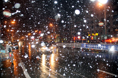 Snowfall in Harbin