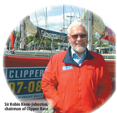 Clipper Race chairman bowled over