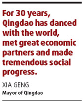 Qingdao opened up, then went global