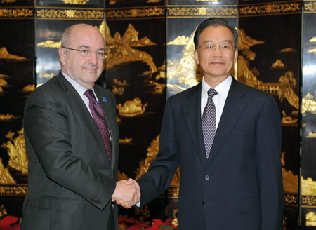 Chinese premier meets with EC president Barroso