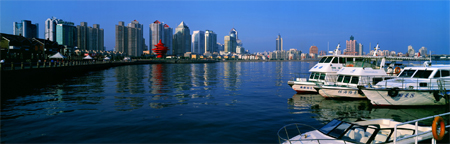 Picturesque views of Qingdao Olympic Sailing Center