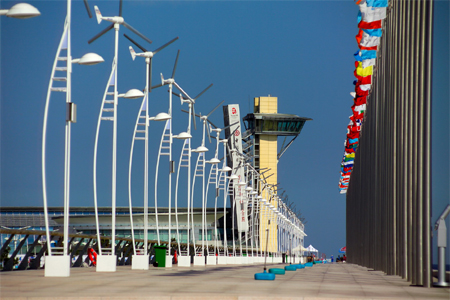Picturesque views of Qingdao Olympic Sailing Center