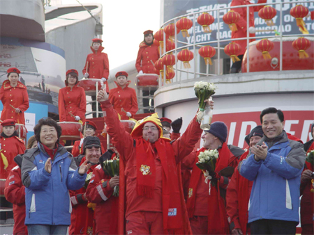 Clipper 09-10 race arrives in Qingdao