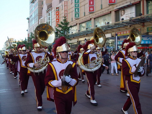 Orchestra performances at Wangfujing