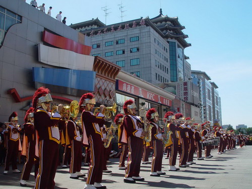 Orchestra performances at Wangfujing