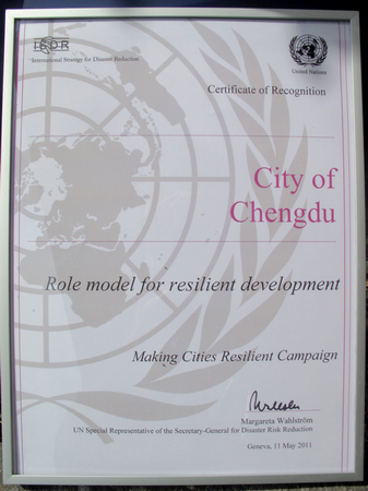 Chengdu a model for post-disaster reconstruction