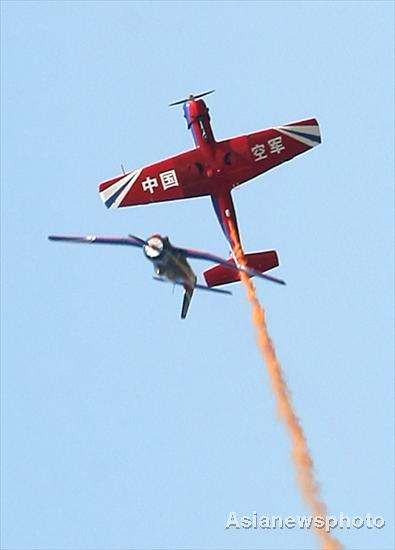 Aerobatic displays for Changchun's aviation open day