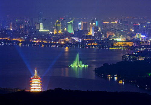 Beautiful scenery of Hangzhou