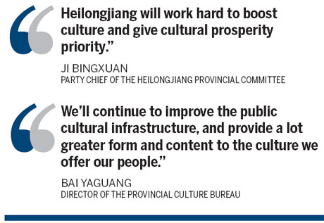 In Heilongjiang, culture is the future