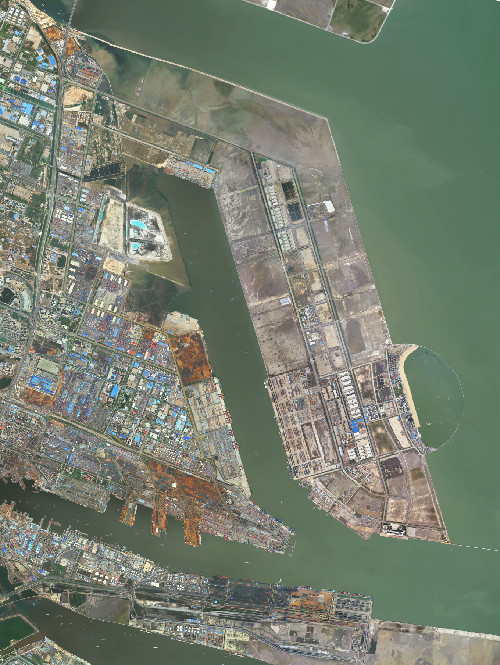 Remote satellite image in 2011