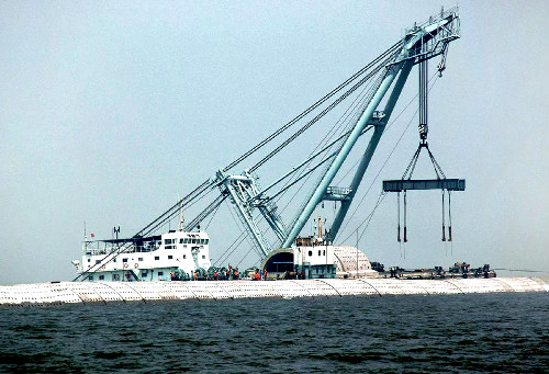 Dam under construction