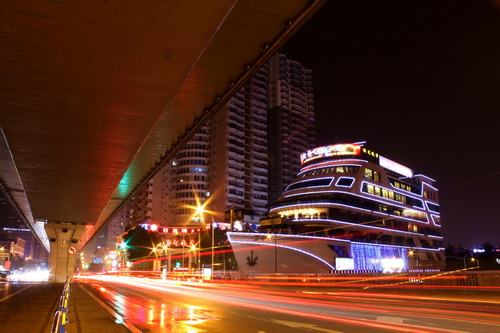 Night view of Chengdu