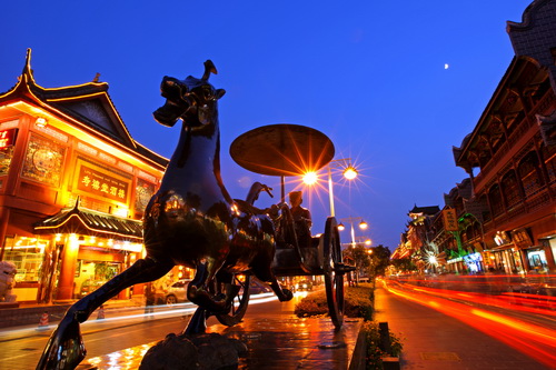 Night view of Chengdu