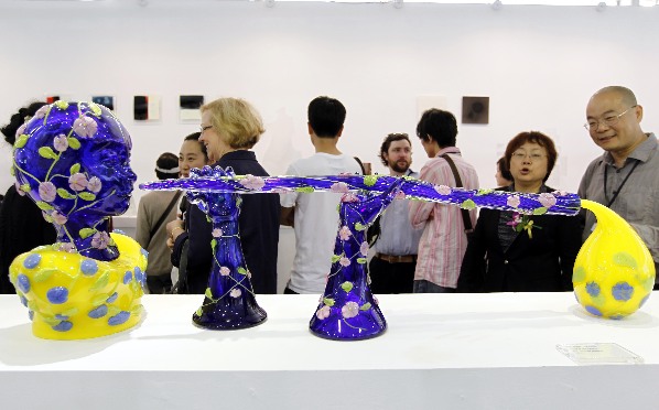 CHINA-SHANGHAI-ART SALON-OPENING