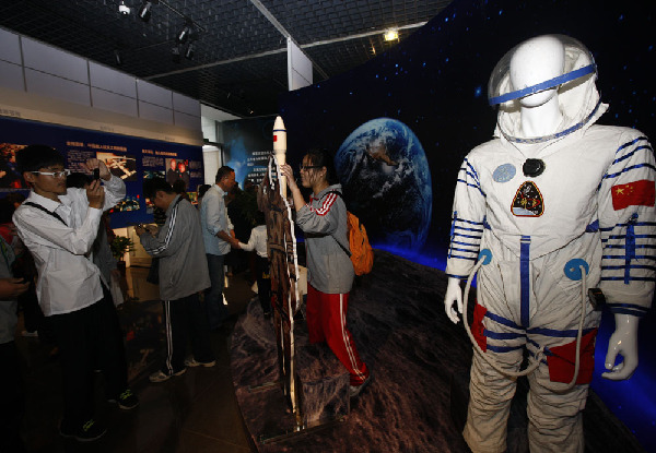 CHINA-SHANGHAI-MANNED SPACE PROGRAM-EXHIBITION