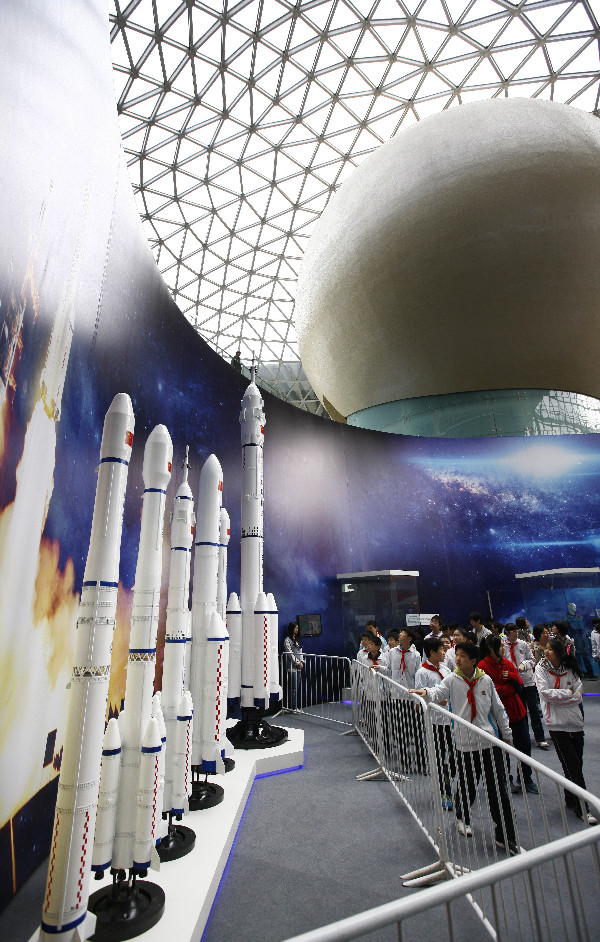 CHINA-SHANGHAI-MANNED SPACE PROGRAM-EXHIBITION