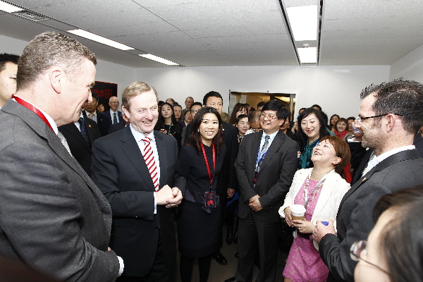 CHINA-SHANGHAI-IRISH PRIME MINISTER-VISIT (CN)