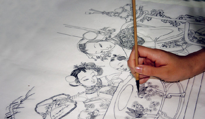 How to make Yangliuqing woodblock prints