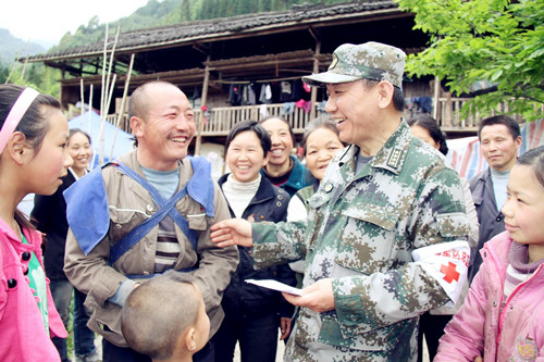 Medical officer brings hope to quake victims
