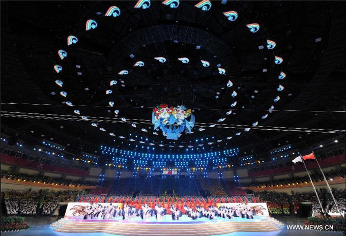 Opening ceremony of 6th East Asian Games held in Tianjin