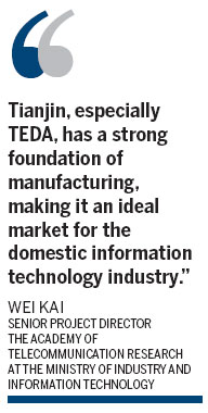 Tianjin's TEDA home to IT giants and startups