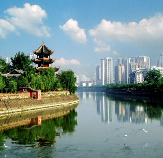 View of Chengdu
