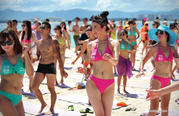 Highlights of Hainan's bikini festival