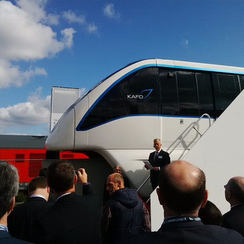 BT’s new monorail debuts at InnoTrans