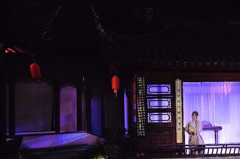 Performers stage live-action Kunqu opera in Suzhou