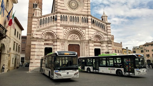 Chinese electric Alfa buses Expo Milano's prime choice
