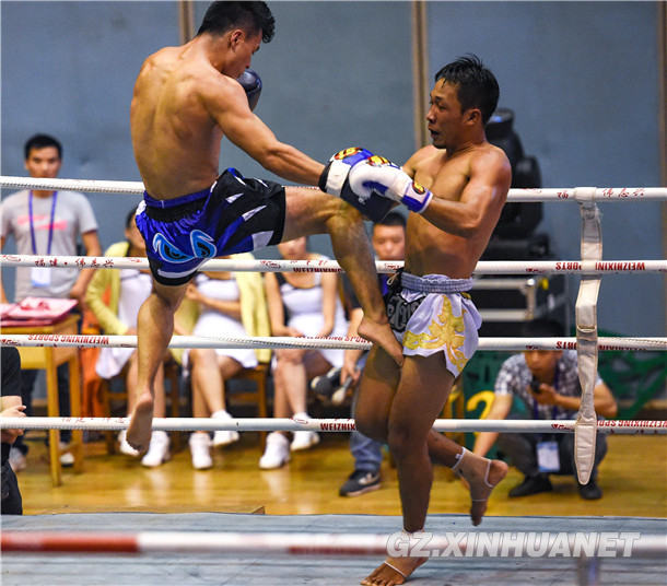 Kung Fu masters in martial arts tournament