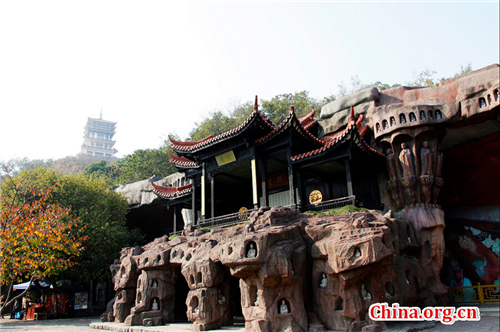 Picturesque view of Yuantouzhu island in Wuxi