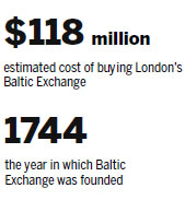 China Merchants bids for Baltic Exchange