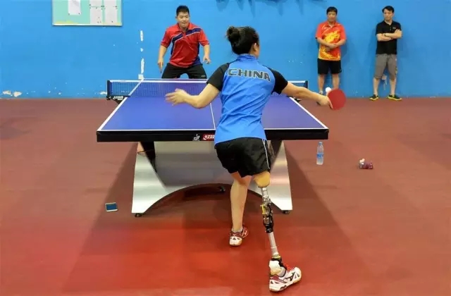 Table tennis team for the disabled prepares for Rio Paralympics