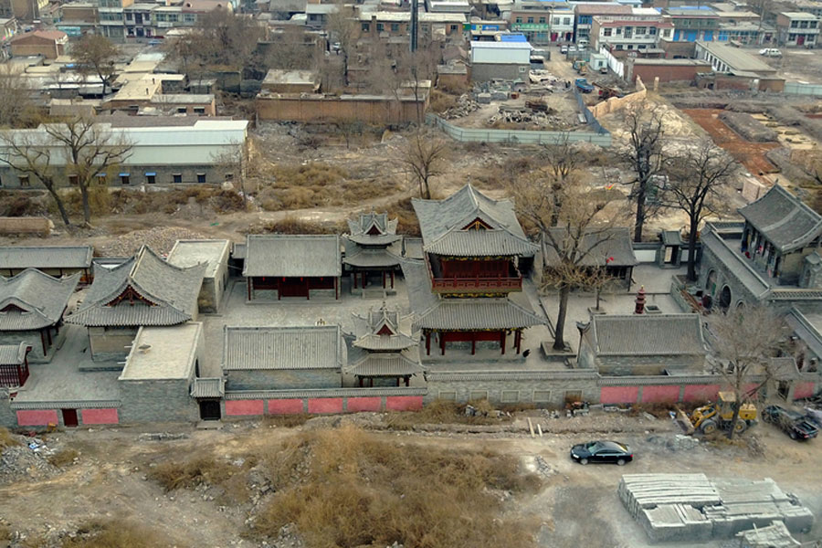 North China city rebuilds historic county