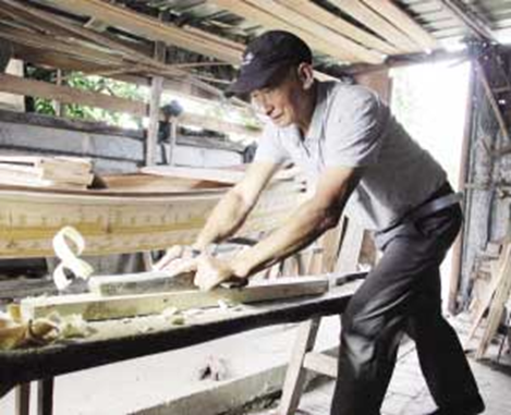 The last handmade wooden boat in Taicang