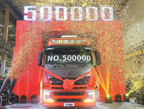 Reform, development spur record sales for Sinotruk