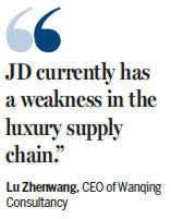 JD eyes luxury sector expansion