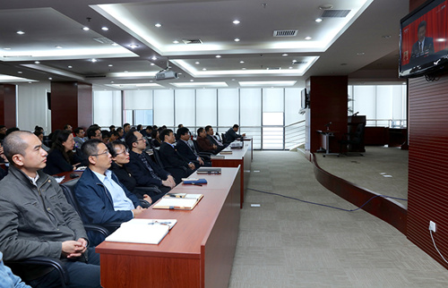 E-Town Capital employees watch CPC Congress