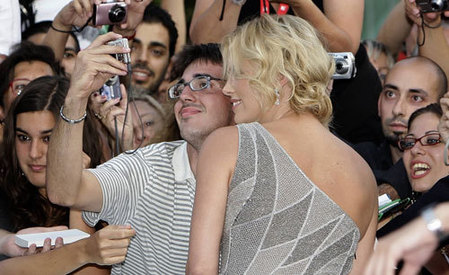 Theron arrives for the red carpet at the Venice Film Festival